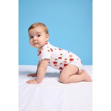 %100 Pamuk Reglan Kol Çıtçıtlı Bebek Body