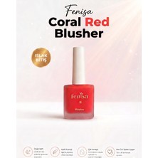 FENİSA Meyve Özlü, Nemli ve Parlak Bitişli, Doğal Görünümlü Likit Allık Colar Red Blusher (F004)
