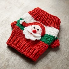 Lady Fify Tavşan ve Ginepig Için Noel Baba Motifli Yılbaşı / Noel Kazağı