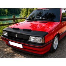 Brtshopping Renault 9 R9 Uyumlu Kaput Maskesi Siyah Deri Ön Kaput Koruyucu Taş ve Böcek Koruma 1. Kalite