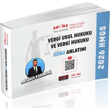 Savaş Yayınevi Hmgs Vergi Usul Hukuku ve Vergi Hukuku Video Takip Ders Notu Konu Anlatımı Savaş Yayınları 2026