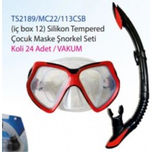Premini Yüzme Maskesi ve Snorkel Seti, Silikon Malzeme, Konfor ve Dayanıklılık