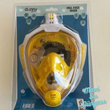 Premini Sarı ve Mavi Tam Yüz Maske Şnorkel Seti L/xl, Denizde Özgürce Keşfet!