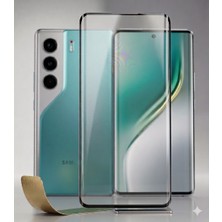 Tekno Grup Tecno Camon 40 Pro Cam Ekran Koruyucu Kavisli Sert Temperli Cam