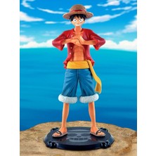 One Piece - Monkey D. Luffy Anime Figür, Super Figure Collection