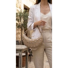 YNS Collection Kadın Zımbalı El ve Omuz Çanta