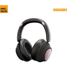 Nettech NT-BTH18 Kulak Üstü Kulak Üstü Kulaklık (Siyah)