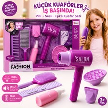 Trust Store Kutulu Pilli Kız Çocuk Kuaför Seti Sesli Işıklı Saç Tasarım ve Güzellik Oyun Seti
