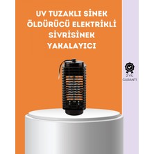 Pileli Store Kimyasal Içermeyen Uv Işıklı Böcek ve Sivrisinek Kapanı – Güvenli Kullanım