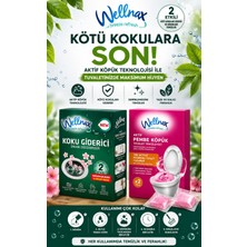 Wellnax Breeze Refresh 2’li Avantaj Aktif Pembe Köpük 2X100GR+LAVABO Koku Giderici 2X75 gr