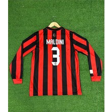 Milan 125.YIL Paolo Maldini Uzunkol Nostalji Forması