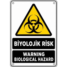 Ti Play Biyolojik Risk 50X70CM Pvc Isg Levha