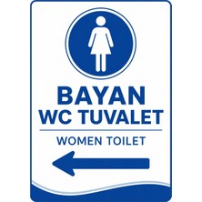 Ti Play Bayan Wc Tuvalet 50X70CM Pvc Isg Levha