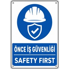 Ti Play Önce Iş Güvenliği 50X70CM Pvc Isg Levha