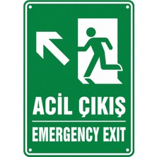 Ti Play Acil Çıkış 50X70CM Pvc Isg Levha