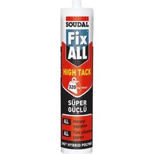 Soudal Fix All 290 ml Montaj Silikonu UV Dayanıklı ve Hızlı Kuruyan Özellikte