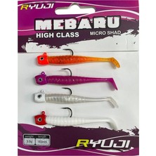 Ryuji Mebaru Micro Shad 6.5cm 3.8gr Lrf Silikon Yem Seti 4 Adet Sky Mix