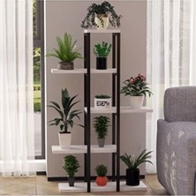 Empressco Dekoratif 5 Raflı Metal Çiçeklik Saksı Standı Saksılık