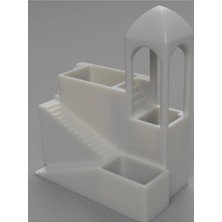 Empressco Modern Mimari Tasarım 3’lü Sukulent & Kaktüs Saksı