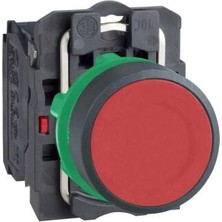 Schneider Electric XB5AA42 22 mm Kırmızı Plastik Buton Yaylı Dönüş