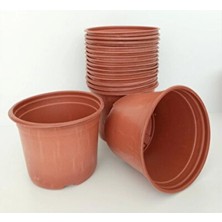 Empressco Vakum Saksı 14X11 cm 100 Adet Üretim Saksısı Çiçek Saksısı Yuvarlak Saksı