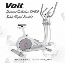 Voit D4000 Diamond Collection Seleli Eliptik Bisiklet 120 kg Taşıma Kapasitesi ile 8 Kademe Direnç Mekanizması