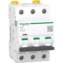 Schneider Electric A9F94363 C 3*63 A W.otomat İC60L 15 Ka