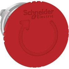 Schneider Electric ZB4BS844 Kırmızı Ø40 Acil Kapatma Bas Düğ Başlığı Ø22