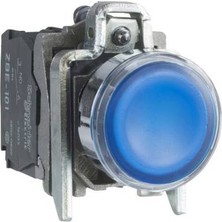 Schneider Electric XB4BW36B5 Mavi 24 V Ac/dc Ledli 22MM Metal Buton