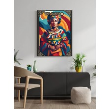 Visdora The Quenn Canvas Tablo Ev Ofis Mutfak Dekorasyonu Kanvas Duvar Tablo