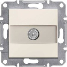 Schneider Electric EPH3270123 Asfora Krem 1 Db Sonlu Çerçevesiz Tv Prizi