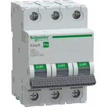 Schneider Electric EZ9F57363 Easy 9 Pro 3p 63A 6ka C Tipi Otomatik Sigorta