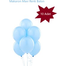 Pastel Mavi Renk Balon - Doğum Günü Balon