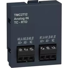 Schneider Electric TMC2TI2 Tm3 Modülleri Kartuş Genişleme Modülleri 14 Bit Analog Giriş (Sıcaklık) *