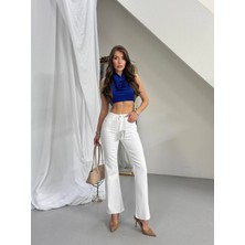 Aida Fashion Likralı Flare Jeans
