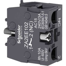 Schneider Electric ZA2EE102 Kontak Blok Ø22MM Buton Için 1 Nk