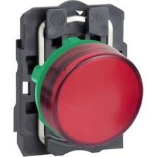Schneider Electric XB5AVM4 Harmony Xb5 Sinyal Lambası Ø22 230V Ac Kırmızı