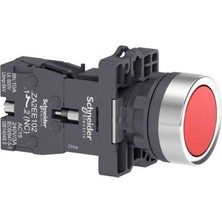 Schneider Electric XA2EH042 XA2EH042 1nk Kırmızı Kalıcı Buton