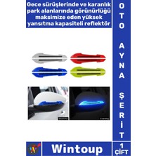 Wintoup #şerit Dikiz Yan Ayna Darbe Önleyici Gece Görüş Emniyet Şeridi Araba Ayna Koruyucu Reflektörlü Şerit
