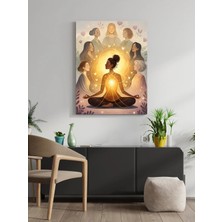 Visdora Meditasyon Model Canvas Tablo Ev Ofis Mutfak Dekorasyonu Kanvas Duvar Tablo