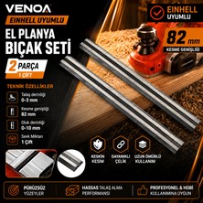 Venoa Einhell Tc Pl 750 Uyumlu El Planya Makina Bıçak Seti 2 Parça