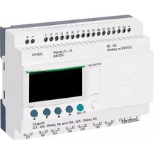 Schneider Electric SR3B261BD Modüler Akıllı Röle Zelio Logic - 26 G Ç - 24 V Dc - Saat - Ekran