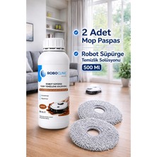 Roboclinic Dreame L10 Prime Uyumlu Yedek Mop ve Robot Süpürge Deterjanı 500 ml Solüsyon -Savana