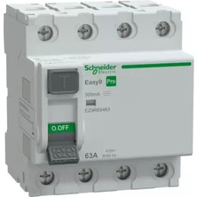 Schneider Electric EZ9R69463 Easy 9 Pro 4p 63A 300MA Ac Tip Kaçak Akım Rölesi