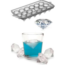 Marsilyan Diamond Elmas Şeklinde Buz Kalıbı 18 Bölmeli