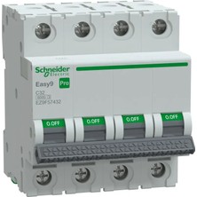 Schneider Electric EZ9F57432 Easy 9 Pro 4p 32A 6ka C Tipi Otomatik Sigorta
