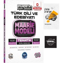 Çap Yayınları Çap Üniversiteye Hazırlık Edebiyat Ders Platosu Maarif Tematik Soru Bankası+Zihindeneme-13