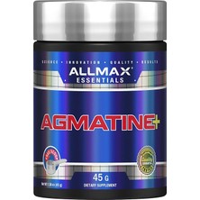 Allmax Agmatıne+ Powder Agmatine Sulfate With Glycine Unflavored Preworkout Pump Supplement 45 Servings