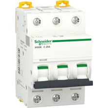 Schneider Electric A9K24320 3p 20A C Tipi 6ka Otomatik Sigorta