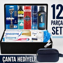 Gillette Proglide  Damat Bohçası Nişan Bohçası Erkek Bakım Seti Tıraş Bıçağı Damat Sandığı